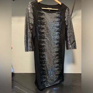Ombré Sequin Dress